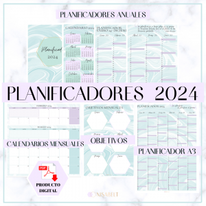 Planificadores y Calendarios 2024 [PRODUCTO DIGITAL]
